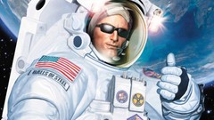 Video games astronauts 3d