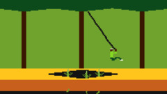 video games atari retro games Pixels Pitfall Green