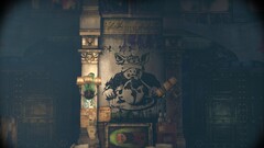 video games Batman graffiti screen shot