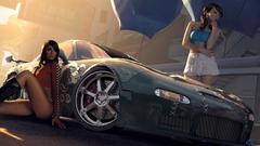Video games cars artwork