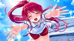 Video games clouds redheads