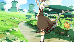 Video games clouds touhou