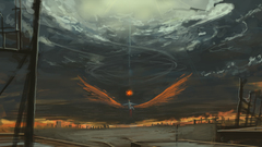 Video games clouds touhou