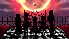 Video games clouds touhou