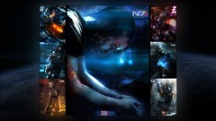 video games collage science fiction mass effect 3 PC gaming