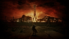 video games fallout new vegas digital art wasteland apocalyptic