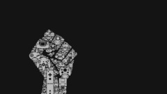 Video Games fist Typography