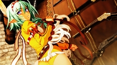 Video games green hair