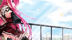 Video games Guns cityscapes