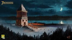 Video games moon artwork