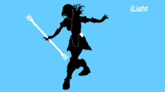 video games PC gaming blue background Simple Background