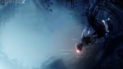 video games portal 2 glados video game art PC gaming