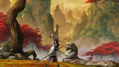 Video games samurai artwork