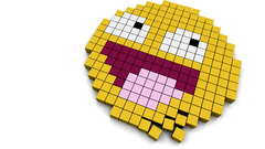 Video games smiley 3D