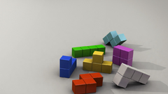 Video games tetris blocks
