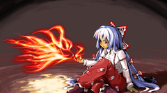 Video games touhou fire