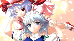 Video games touhou maids