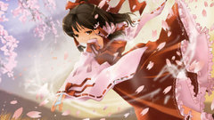 Video games touhou miko