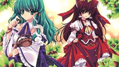 Video games touhou miko