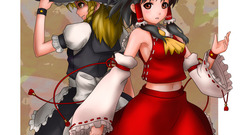 Video games touhou miko