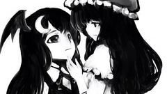 Video Games touhou monochrome
