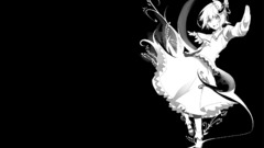 Video Games touhou monochrome