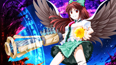 Video games touhou multicolor