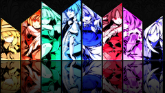 Video Games touhou multicolor