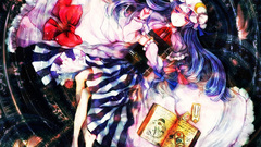 Video games touhou purple