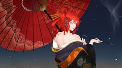 Video games touhou redheads