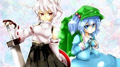Video games touhou twintails
