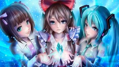 Video games touhou vocaloid