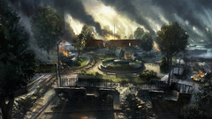 Video games Trees fire