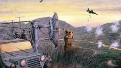 Vietnam field bombing high