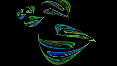 View abstract leaves effect