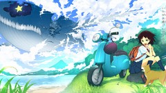 View anime girls motorbikes