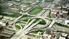 View highway high interchange overhead Resolution