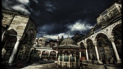 Vintage architecture skyscapes