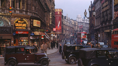 Vintage buildings cityscapes