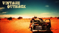 Vintage cars deserts