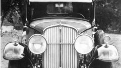 Vintage cars grayscale monochrome