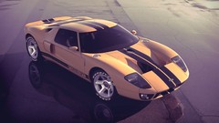 Vintage concept art ford gt