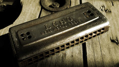 Vintage harmonica