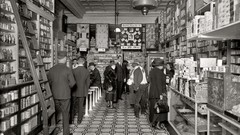 Vintage monochrome historic