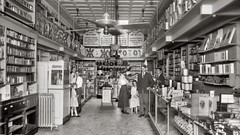 Vintage monochrome historic