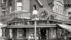 Vintage monochrome historic