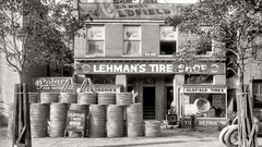 Vintage monochrome historic