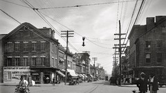 Vintage monochrome historic