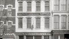 Vintage monochrome USA historic