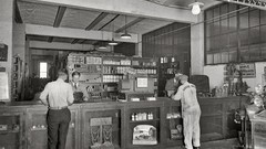 Vintage monochrome USA historic